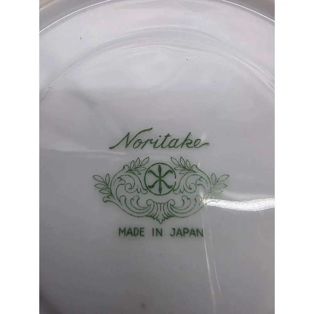 Noritake‎ Gold Rimmed Porcelain Saucer Plate